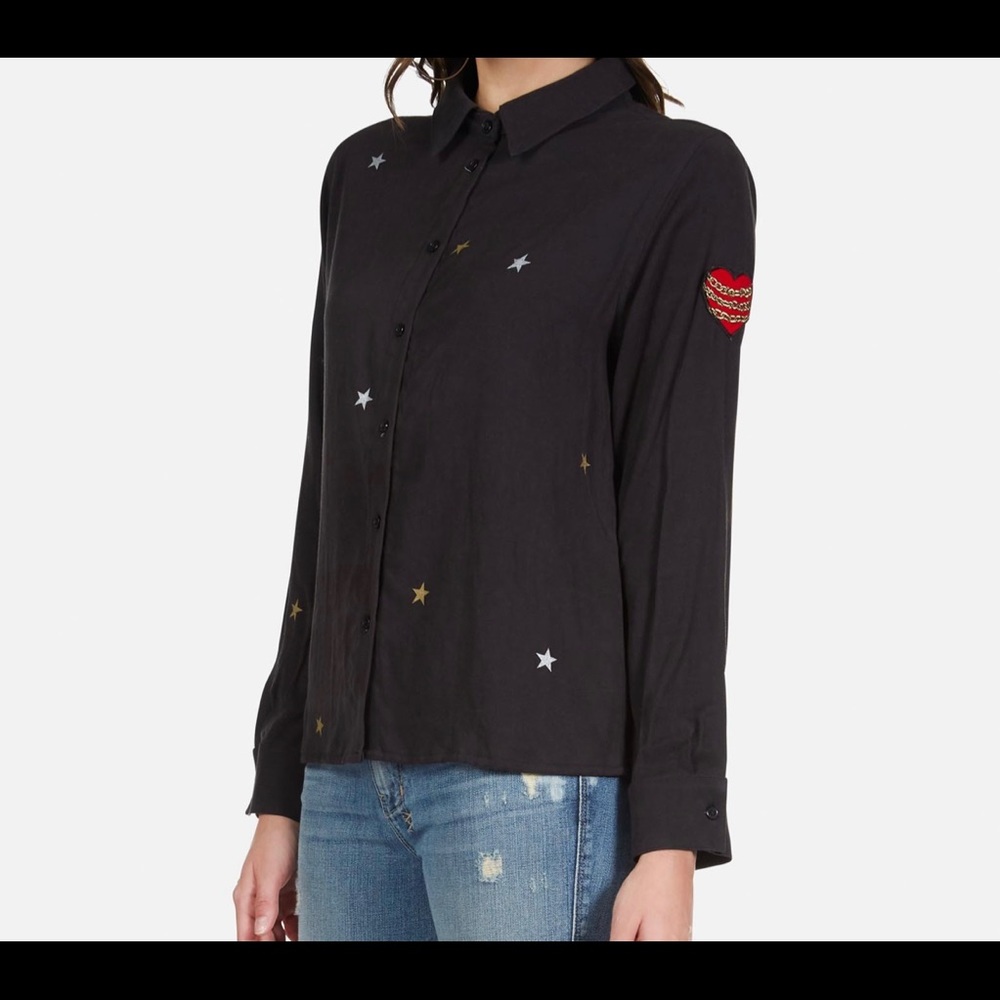 Lauren Moshi Silvia Hearts top